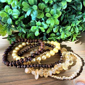 New Stack of 5 Boho Bracelets